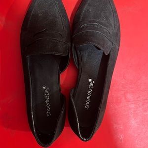 Black loafer flats new